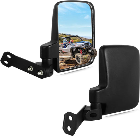 Factory-style Non-destructive Side View Mirror Compatible with 2016-2024 Polaris General 1000 EPS XP 4 1000 Rear Sideview Mirrors to Pro-Fit Cage Factory Mount